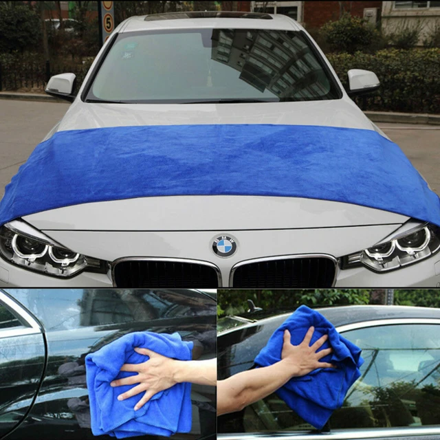 Car Clean Microfiber Towel Car Cleaning Drying Cloth Hemming Auto Care Cloth Detailing Car Washing Towel Accessories 160x60cm
