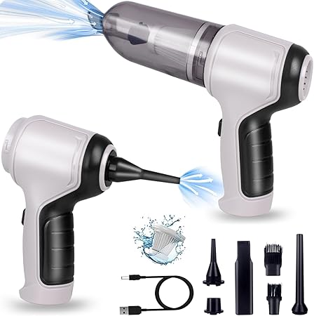 Vacuum Cleaner Cordless, Car Vacuum Cleaner 120W High Power 12000Pa, Portable Vacuum Cleaner with Multi-nozzles for Car/Home/Office