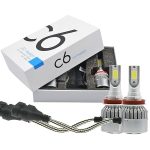 C6 H11 (H9) Car Led Headlight Bulb 36W LED Conversion Bulb Universal(set of 2, white) Headlight Universal For Car & Bike