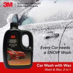 3M Car Wash Shampoo with Wax Formula 1000ml – Premium Car Cleaning & Shine Solution