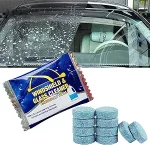 Car Glass Cleaning Sheet,Window Clean for Auto,Windshield Wiper Fluid Solid Effervescent Tablet, Suitable for Any Family Car