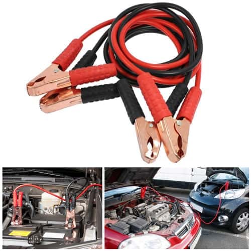 1 500 \ 1000 \ 800 AMP Emergency Car Battery Booster Jump Starter Cable – Heavy Duty 12V Jumper Cable - Image 1