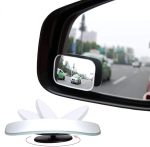 3R Car Wide Angle Blind Spot Rear Mirror Rectangle Convex 360 Degree (2 Pcs) for Car