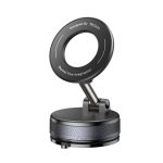 360 Rotation Foldable Clamp Arm Magnetic Vacuum Suction Cup Car Phone Holder Innovative Design