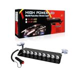 12V Car Dash Emergency Warning Strobe Red Blue Flasher Windshield Sucker LED light With Multiple Flashing Modes For All Cars, Emergency Vehicles, etc. (9 LED Red Blue White) - Image 7