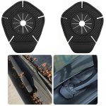 Car Wiper Hole Protector Pad Car Silicon Wiper Windshield Car Wiper Cover Dust Front Cover Car Wiper Protector Windscreen Car Protection Accessories Universal For Most Vehicles (Black 2Pcs)