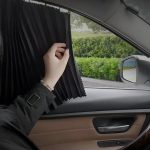 Car Magnetic Window Curtain – Premium Quality Ultimate UV Protection and Adjustable Fit for All Cars 4 Pcs Set