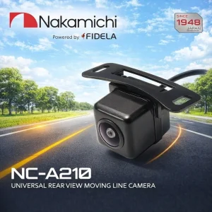 Nakamichi NC-A210 Car Reverse Back Camera – 1080P HD | 160° Wide Angle | Waterproof