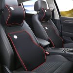 Memory Foam Car Seat Pillow – Car Neck & Lumbar Back Support Cushion