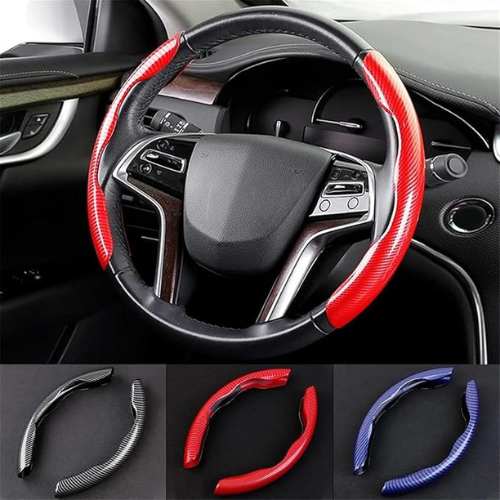 1732362326-4pcs-car-rearview-mirror-film-(47) 1 pair Car Stearing Wheel Cover left-right anti slip universal cover - Image 1