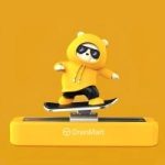 Showpiece Sliding Bear Car Dashboard Toy with Parking Number – Funny Skateboard Ornament