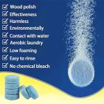 Car Glass Cleaning Sheet,Window Clean for Auto,Windshield Wiper Fluid Solid Effervescent Tablet, Suitable for Any Family Car - Image 2