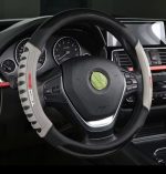 TRD Silicone & Carbon Fiber Leather Car Steering Wheel Cover – Sporty Design with Superior Grip - Image 2