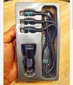 3in1 Car Pugan Charger 15A – Multi-Port Car Charging Solution - Image 2