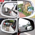 3R Car Wide Angle Blind Spot Rear Mirror Rectangle Convex 360 Degree (2 Pcs) for Car - Image 6