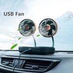 Car mini Cooling Fan Folding And 3 Speed 360° Rotatable USB Air Fan Outdoor Travel Home office - Image 2