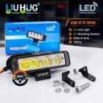 2 pcs light HJG 4 lench fog lamp for car & bike - Image 2