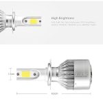 C6 H11 (H9) Car Led Headlight Bulb 36W LED Conversion Bulb Universal(set of 2, white) Headlight Universal For Car & Bike - Image 4