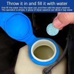 Car Glass Cleaning Sheet,Window Clean for Auto,Windshield Wiper Fluid Solid Effervescent Tablet, Suitable for Any Family Car - Image 3