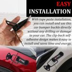 Car Bumper Security Hook Lock Clips Kit Quick Release Fasteners TRD Bumper Clips for Car Bumpers, Fenders, Trunk and Hatch Lids Compatible with All Cars (Set of 2) (TRD) - Image 4