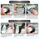 BLIND SPOT MIRROR for Cars & Bikes | HD Convex Glass | 360° Adjustable | Universal Fit for All Cars & Bikes | Easy Stick-On Installation (Pack of 2) (Frameless) - Image 4
