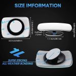 3R Car Wide Angle Blind Spot Rear Mirror Rectangle Convex 360 Degree (2 Pcs) for Car - Image 5