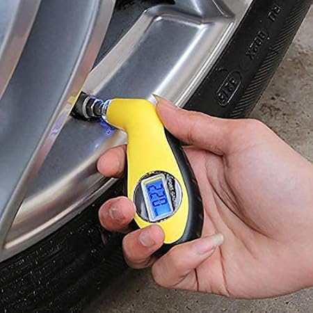 3 LCD Digital Tire Tyre Air Pressure Gauge Tester Tool w/light - Image 1