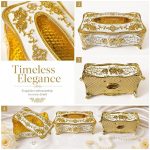 Luxury Rococo Style Rhinestone Tissue Box Cover Acrylic for Bathroom Vanity - Image 5