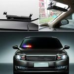 12V Car Dash Emergency Warning Strobe Red Blue Flasher Windshield Sucker LED light With Multiple Flashing Modes For All Cars, Emergency Vehicles, etc. (9 LED Red Blue White) - Image 2