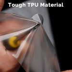 Car Door Handle Protector Transparent Sticker and car Handle Scratch Protector car Door Sticker PU Finger Guard Car Paint Protection Universal Car Door Guard (Pack of 4) - Image 4