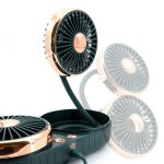 Car mini Cooling Fan Folding And 3 Speed 360° Rotatable USB Air Fan Outdoor Travel Home office - Image 3