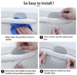 Car Door Handle Protector Soft Anti-Scratch Door Cup & Handle Print Protection Stickers – 8 pcs set - Image 4