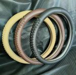 Original Leather Car Steering Wheel Cover – Anti-Slip, Sweat-Proof & Universal Fit - Image 2