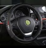 TRD Silicone & Carbon Fiber Leather Car Steering Wheel Cover – Sporty Design with Superior Grip - Image 4