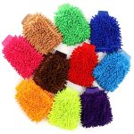 Car Wash Mitt 2 Pack Large Size Microfiber Wash Mitt for Car Cleaning Mitts Tools Scratch-Free Car Washing Gloves,Red - Image 4