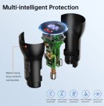 3in1 Car Pugan Charger 15A – Multi-Port Car Charging Solution - Image 4