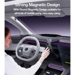 360 Rotation Foldable Clamp Arm Magnetic Vacuum Suction Cup Car Phone Holder Innovative Design - Image 3