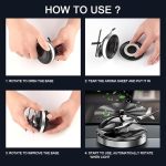 Car Air Freshener, Creative Helicopter Solar Energy Rotating Aromatherapy Aviation Al Alloy Diffuser, Relieve Stress and Purifie Odors for Car and Home - 1PCS - Image 2