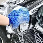 Car Wash Mitt 2 Pack Large Size Microfiber Wash Mitt for Car Cleaning Mitts Tools Scratch-Free Car Washing Gloves,Red - Image 5