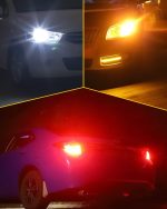 Dual Connection/Pin/Buoyant Canbus Error Free 15 Watts 144 LED/SMD For Brake, Reverse Tail Light Bulbs (White) - Image 2