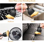Car Interior Cleaning Brush Car Duster Interior with Ultra Soft Bristles Auto Detailing Brushes Dusting Car Accessories for Dashboard, AC Vents, Leather, Scratch-Free (1Pack) - Image 3
