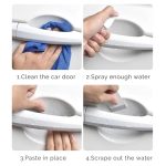 Car Door Handle Protector Transparent Sticker and car Handle Scratch Protector car Door Sticker PU Finger Guard Car Paint Protection Universal Car Door Guard (Pack of 4) - Image 2