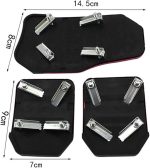 Non-Slip Manual Car Pedals Kit Sports Brake Pad Cover Foot Pedals Rest Plate Kits(Red) Compatible with Marutii Gypsy - Image 2