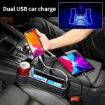 7 Color Led Car Seat Gap Organizer, Black 2 Pieces - Image 4