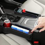 7 Color Led Car Seat Gap Organizer, Black 2 Pieces - Image 6