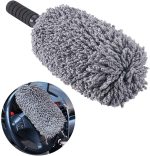 Soft Microfiber Car Duster Exterior with Extendable Handle, Car Brush Duster for Car Cleaning Dusting