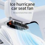 Portable USB Car Seat Air Circulator – 3-Speed Headrest Cooling Fan for Front & Backseat Passengers - Image 6