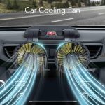 12V Dual Fan Head Car Air Circulator – Adjustable Dashboard Cooling Fan with 2 Speed Modes for Vehicle Interior - Image 4
