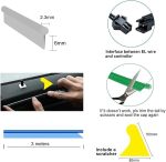 5M Ice Blue EL Wire Car Interior Light – Flexible Electroluminescent Ambient Lighting for Car Decoration, Universal Fit - Image 6