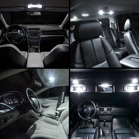 LL4,LL1,LL2,LL35 12V COB LED Car Interior Roof Light – Bright White Universal Dome Light for All Cars, Interior Lighting Set of 2 - Image 1